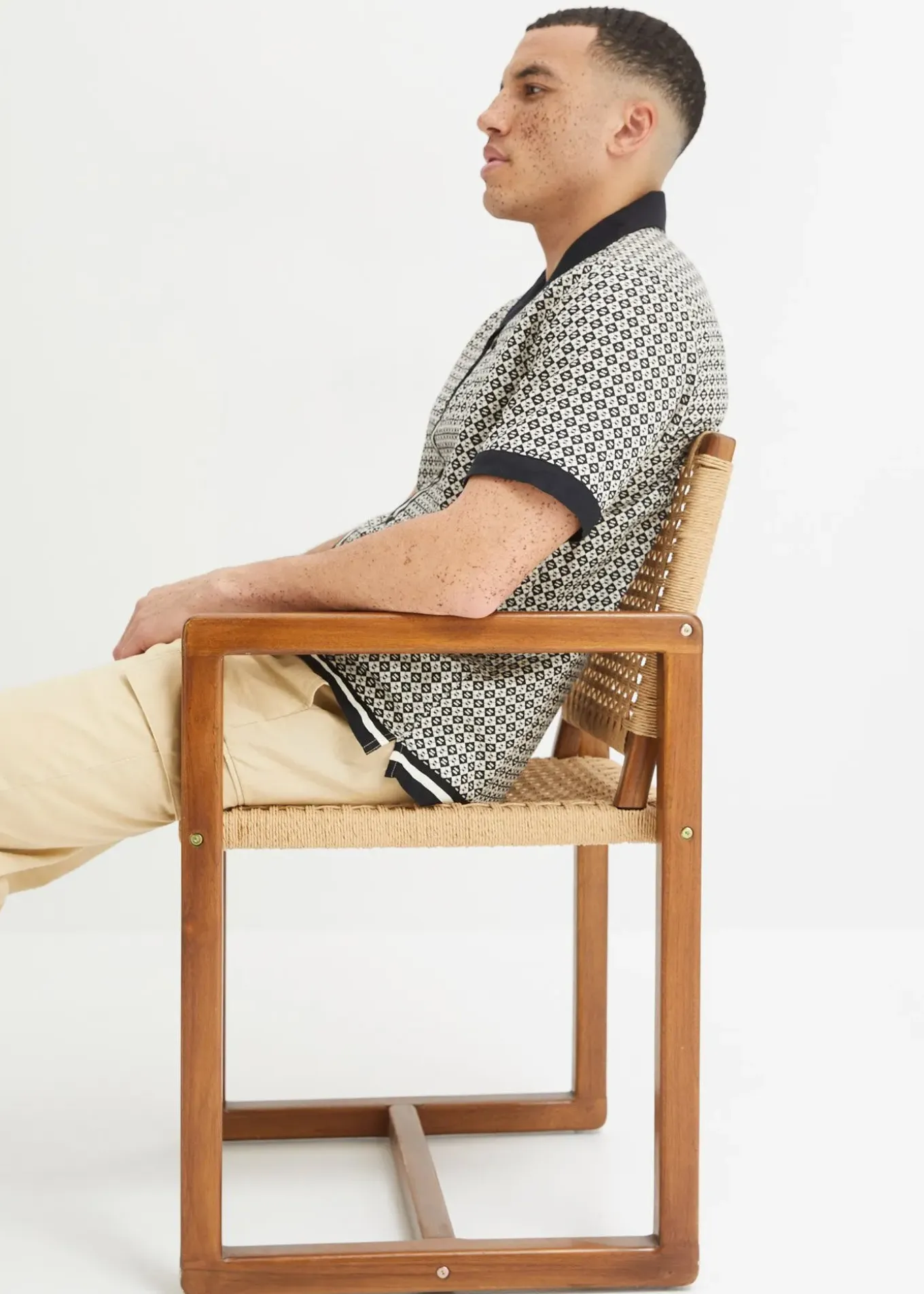 Chemise manches courtes en lin majoritaire