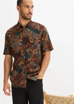 Chemise manches courtes en viscose