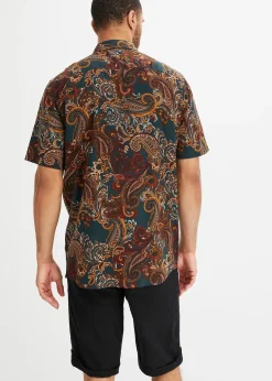 Chemise manches courtes en viscose