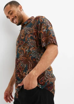 Chemise manches courtes en viscose