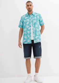 Chemise manches courtes en viscose