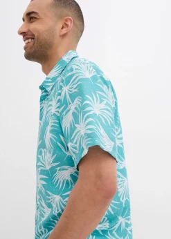 Chemise manches courtes en viscose