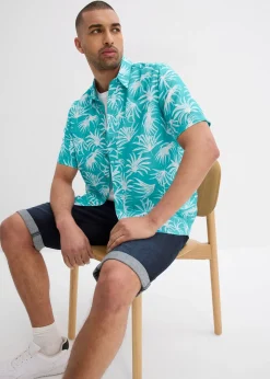 Chemise manches courtes en viscose