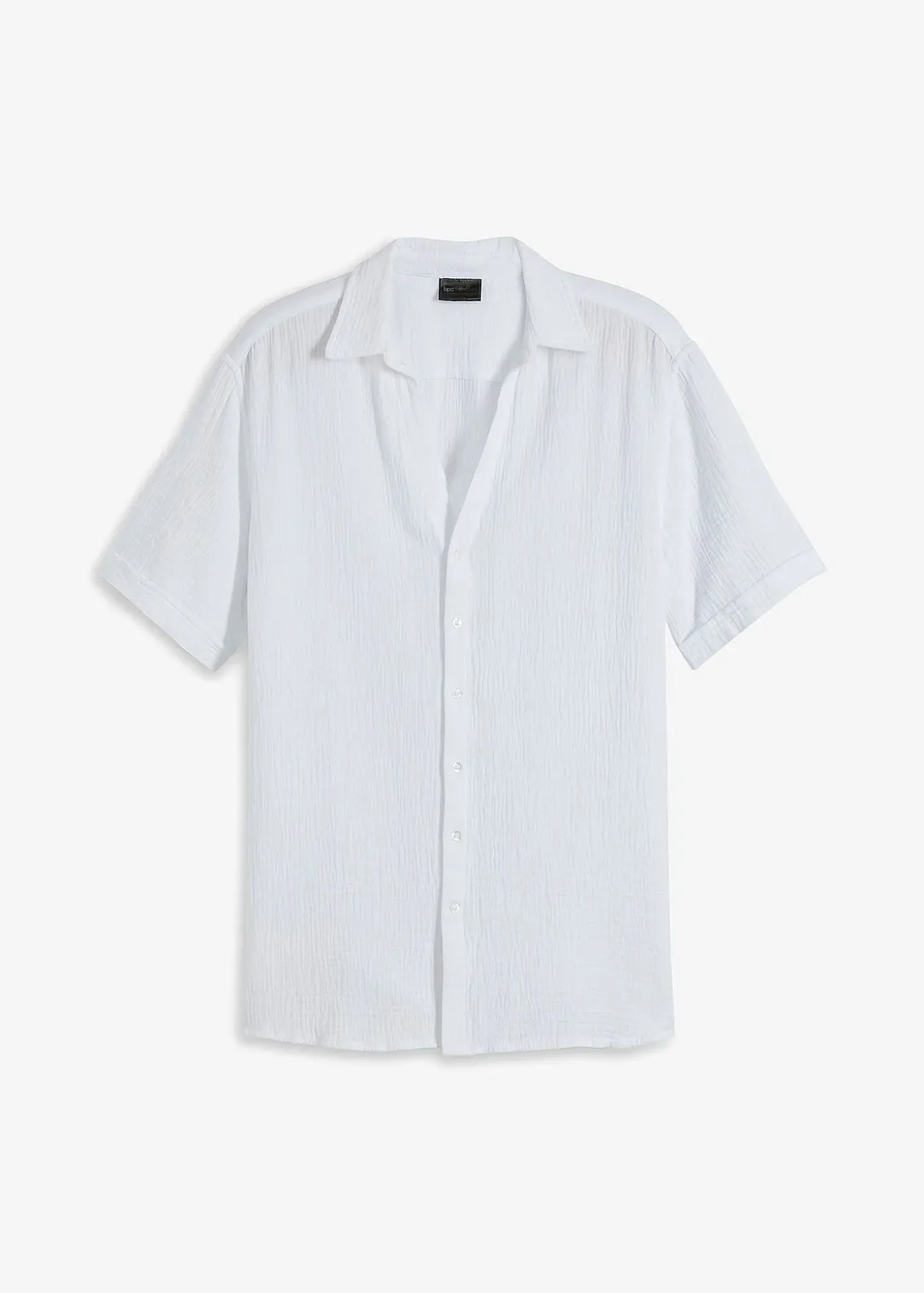 Chemise manches courtes en mousseline