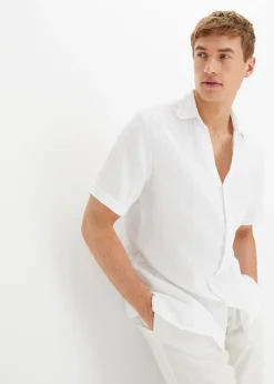 Chemise manches courtes en mousseline