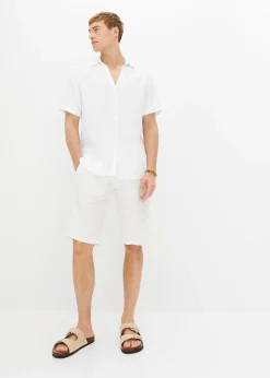 Chemise manches courtes en mousseline