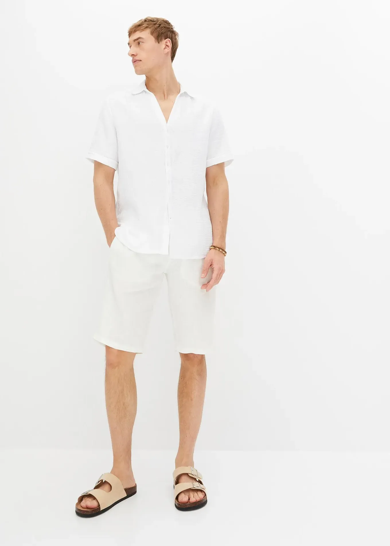 Chemise manches courtes en mousseline