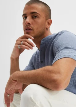 Chemise manches courtes en gaze de coton