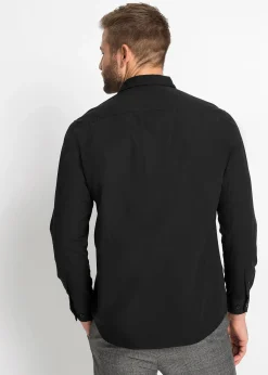 Chemise manches longues 100% coton