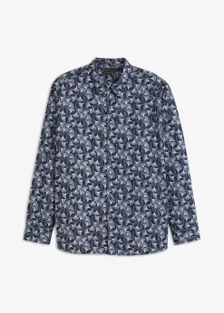 Chemise manches longues à motif