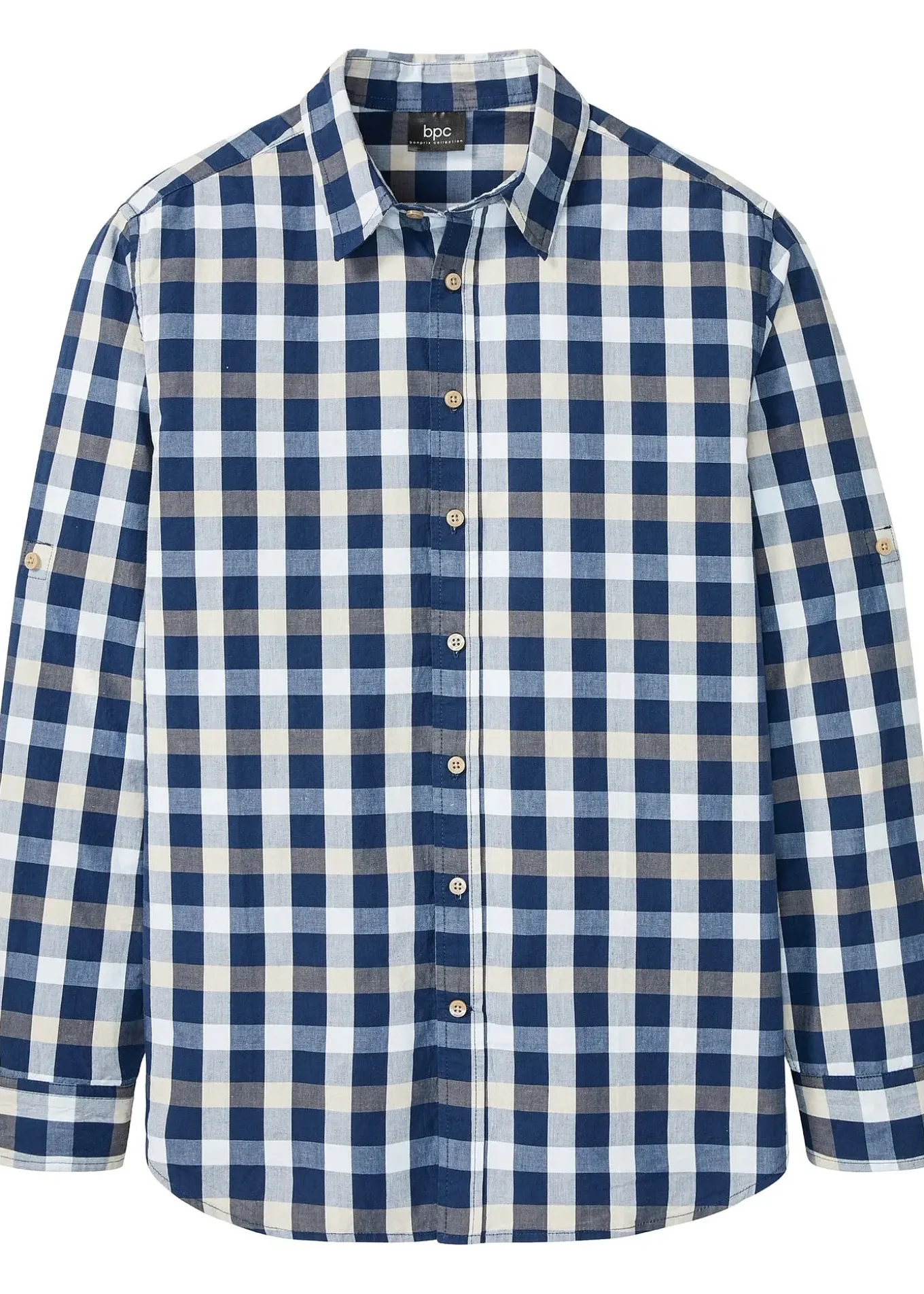 Chemise manches longues 100% coton