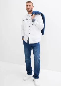 Chemise manches longues 100% coton