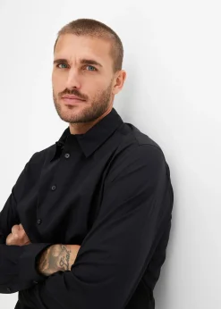 Chemise manches longues extensible, Regular Fit