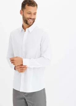 Chemise manches longues extensible, Regular Fit