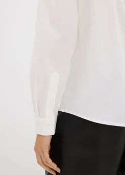 Chemise oversize avec poche poitrine contrastante