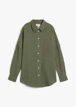 Chemise oversize en gaze de coton aérienne
