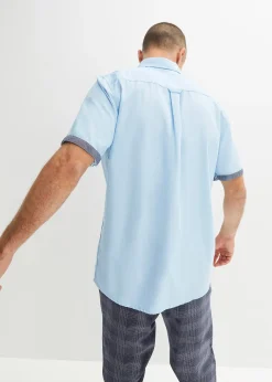 Chemise Oxford manches courtes, 100% coton