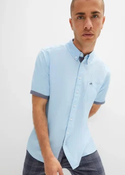 Chemise Oxford manches courtes, 100% coton