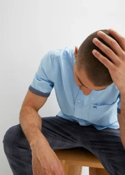 Chemise Oxford manches courtes, 100% coton