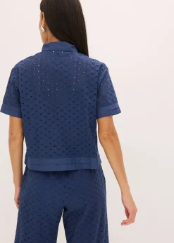 Chemisier à broderies anglaises