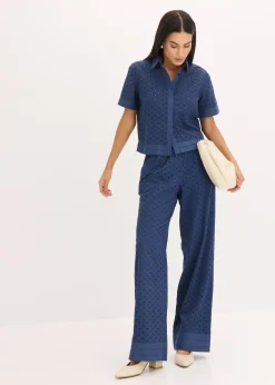 Chemisier à broderies anglaises