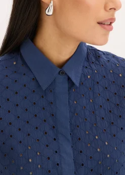 Chemisier à broderies anglaises