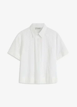 Chemisier à broderies anglaises