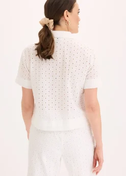 Chemisier à broderies anglaises