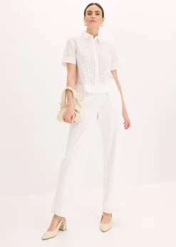 Chemisier à broderies anglaises