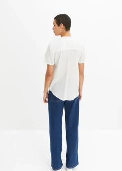 Chemisier à broderies anglaises