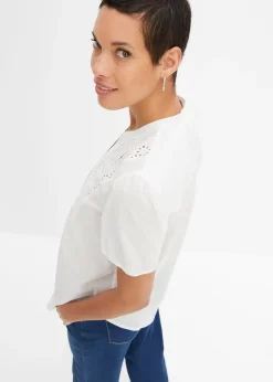 Chemisier à broderies anglaises