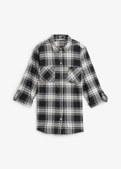 Chemisier à carreaux 100% coton