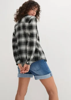 Chemisier à carreaux 100% coton