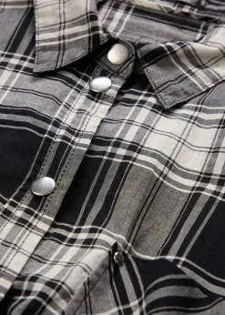 Chemisier à carreaux 100% coton