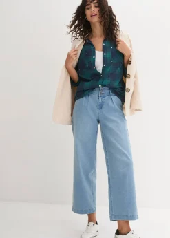 Chemisier à carreaux 100% coton