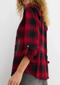 Chemisier à carreaux 100% coton