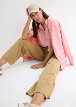 Chemisier boxy en crêpe léger