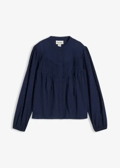 Chemisier brodé en coton