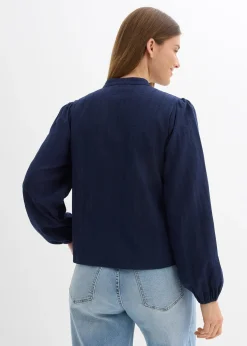 Chemisier brodé en coton