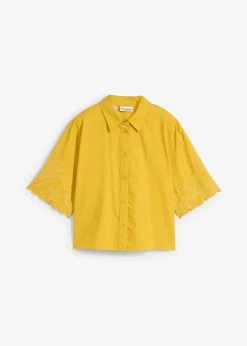 Chemisier court avec soie