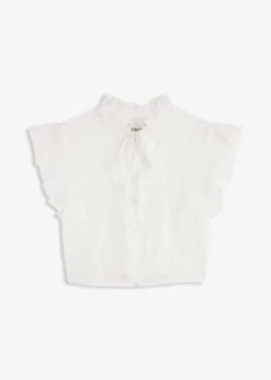 Chemisier de Dirndl en tulle plumetis