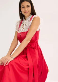 Chemisier de Dirndl en tulle plumetis