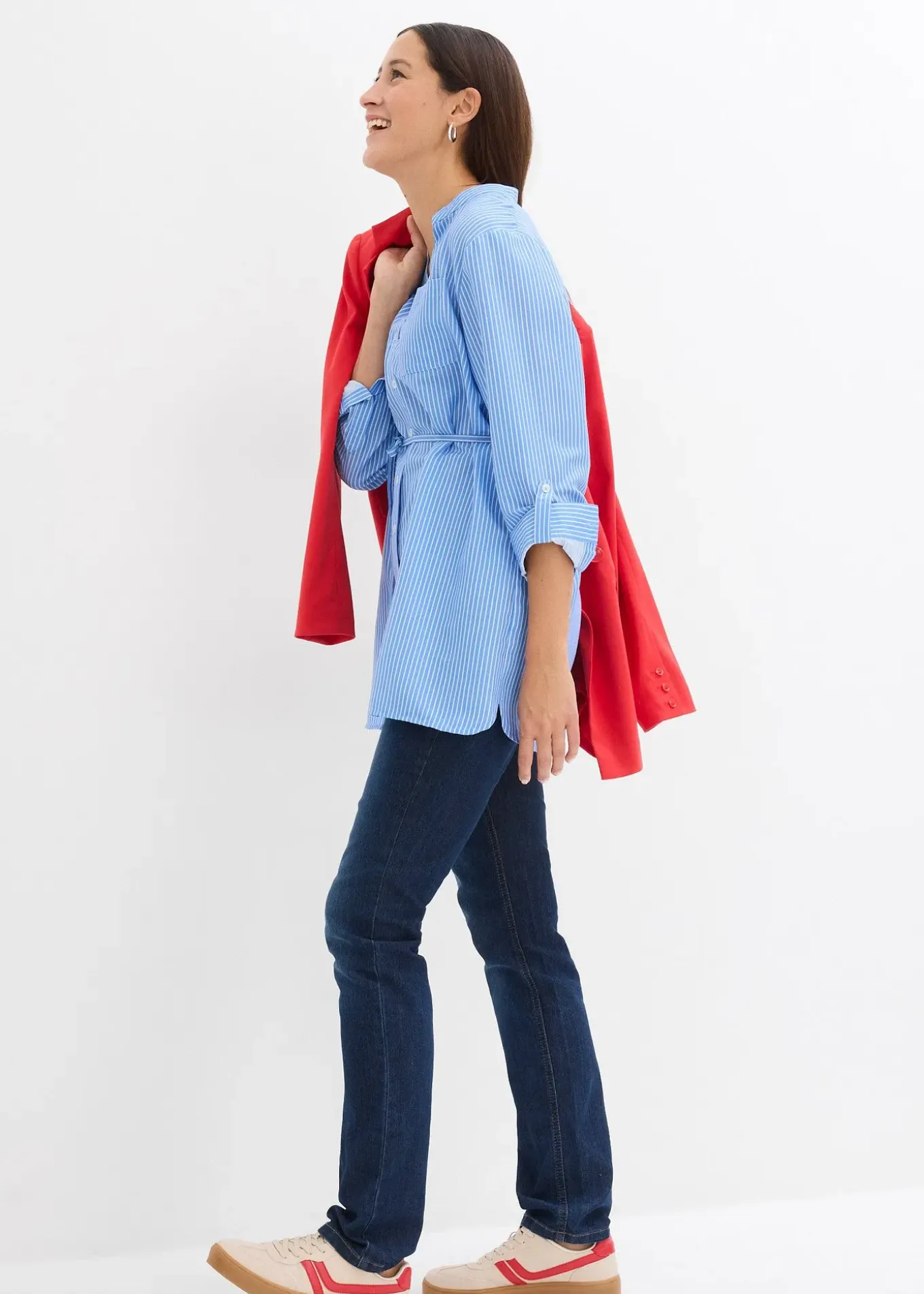 Chemisier de grossesse et d'allaitement en coton