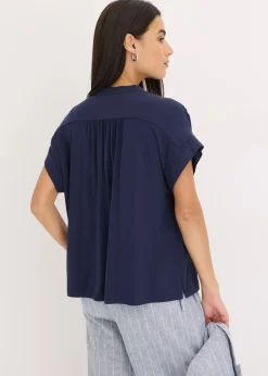 Chemisier doux en jersey viscose