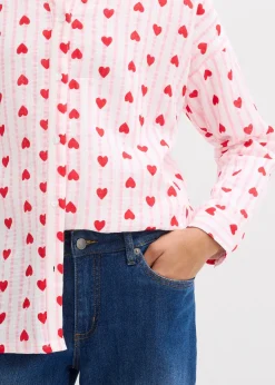Chemisier doux et oversize en gaze de coton