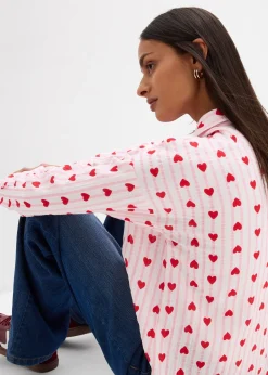 Chemisier doux et oversize en gaze de coton