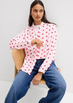 Chemisier doux et oversize en gaze de coton