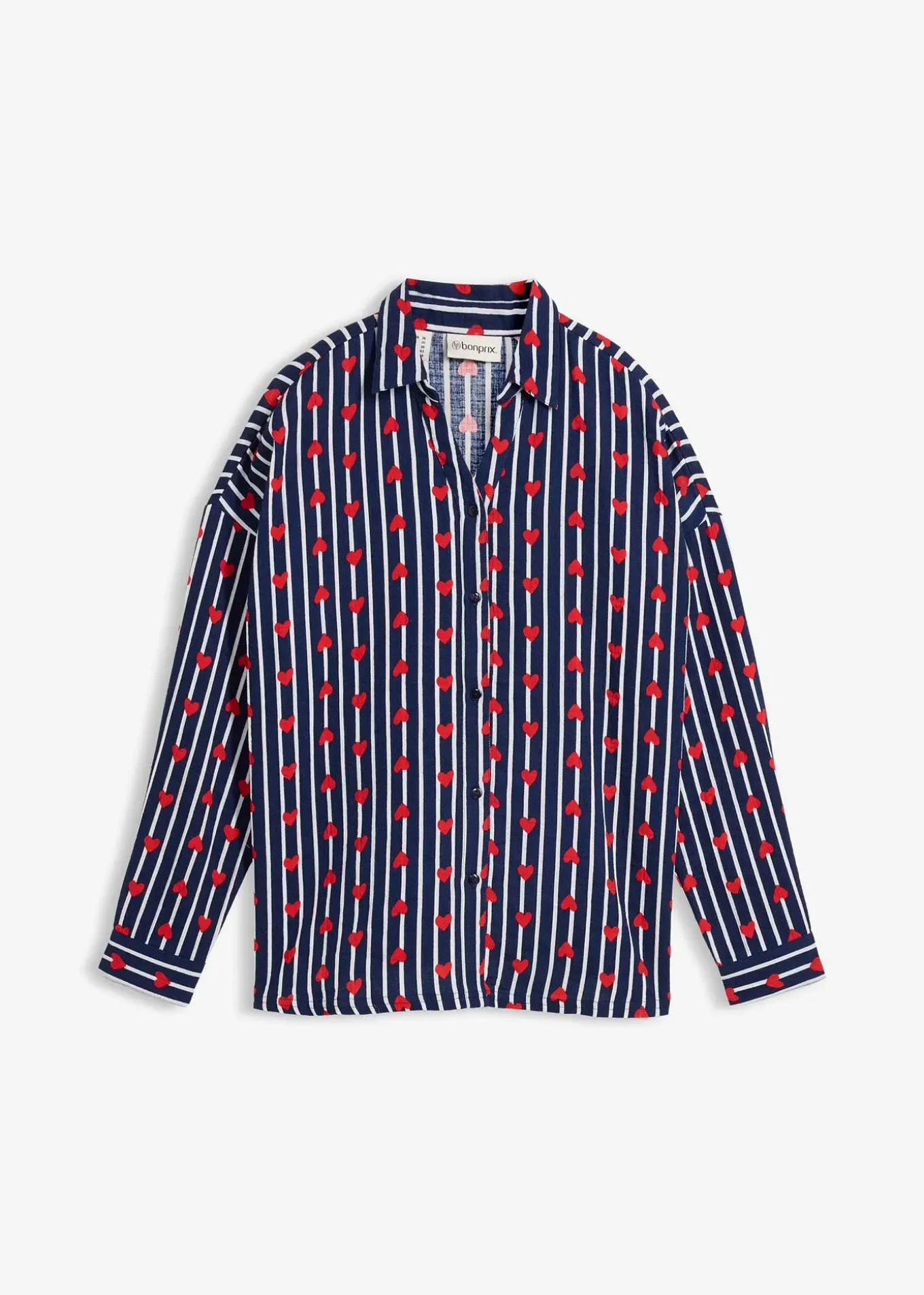 Chemisier doux et oversize en gaze de coton