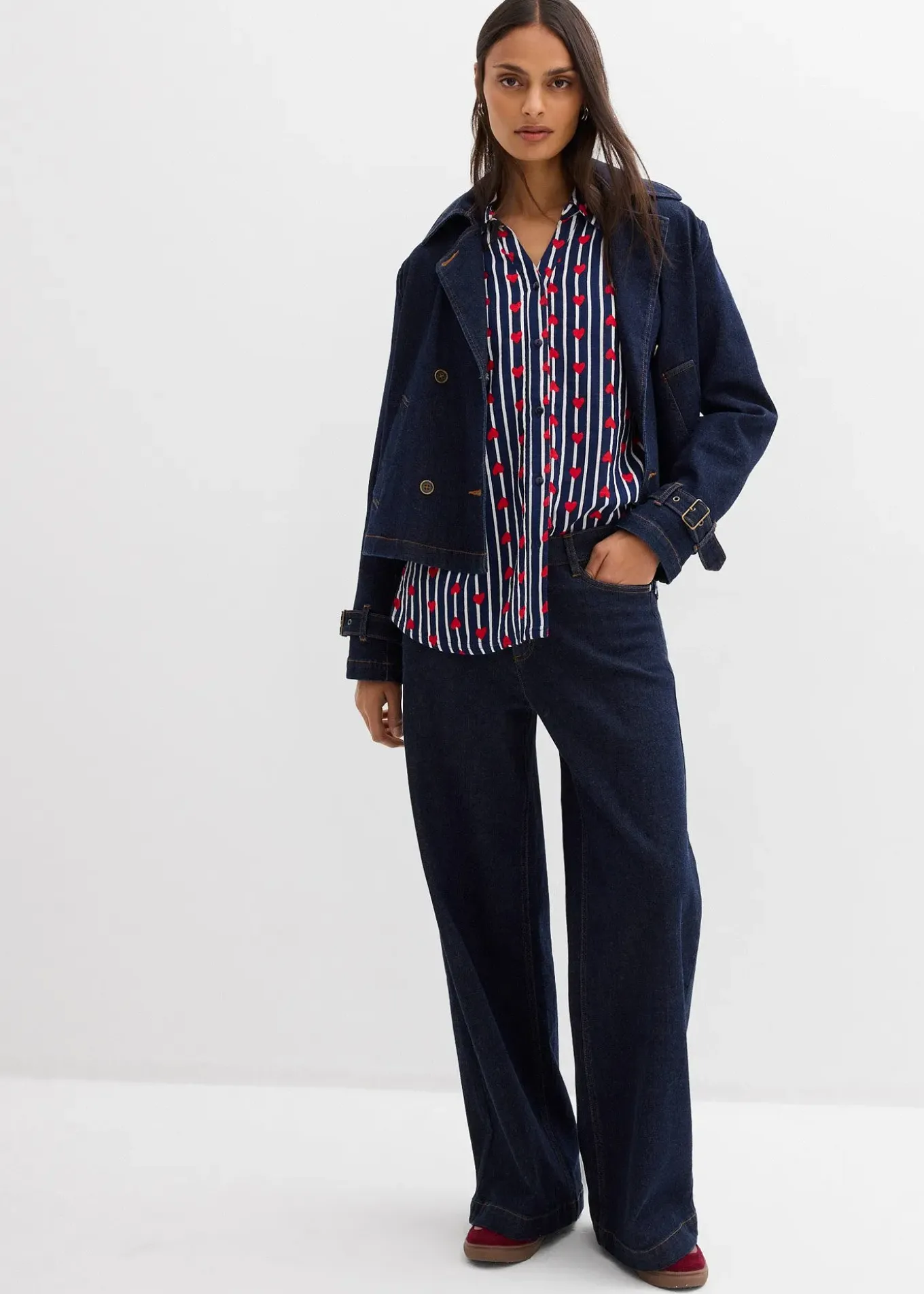 Chemisier doux et oversize en gaze de coton