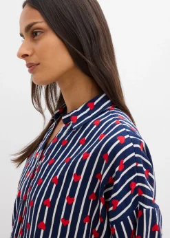 Chemisier doux et oversize en gaze de coton